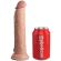 King Cock Elite 9 Inch Dual Density Vibrating Cock Flesh Pink