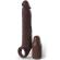 Pipedreams Extension W Strap 17,78 CM Brown