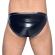 Black Level Vinyl Briefs With Zip Black