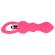 Ohmama Vibrating Butt Plug 9 CM - Pink