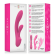 Intense - Luigi Vibrator Rabbit Silicone Pink