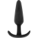 Black&silver - Hansel Silicone Loop Anal Plug Size S