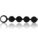 Black&silver - Lennon Silicone Anal Beads 15 CM