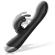 Black&silver - Adam Stimulating Vibe Silicone Rechargeable Black