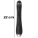 Black&silver - Adam Stimulating Vibe Silicone Rechargeable Black