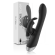 Black&silver - Adam Stimulating Vibe Silicone Rechargeable Black