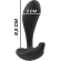 Black&silver - Dwayne Anal Plug Silicone Remote Control