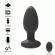 Black&silver - Wells Anal Plug Silicone Remote Control