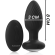 Black&silver - Wells Anal Plug Silicone Remote Control