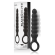 Black&silver - Bob Powerful Anal Beads Silicone