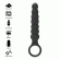 Black&silver - Bob Powerful Anal Beads Silicone