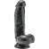 Get Real - Dildo 12 CM With Balls Black