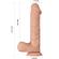 Beautiful Encounter Bergrisi Realistic and Flexible Dildo 26 CM - Flesh