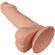 Beautiful Encounter Zebulon Realistic and Flexible Dildo 19,4 CM - Flesh