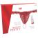 Intt - Red Brazilian Panty With Pearls and Lubricating Gel 50ML