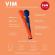 Fun Factory - Vim Silicone Rechargeable Vibrating Weighted Rumble Wand Midnight Blue