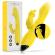 Intense - Iggy Multifunction Rechargeable Vibrator Up & Down With Clitoral Stimulator Yellow