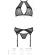 Passion - Satara Set Erotic Line Black