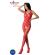 Passion - BS098 Bodystocking Red One Size