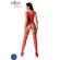 Passion - BS099 Bodystocking Red One Size