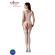 Passion - BS099 Bodystocking White One Size