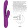 Intense - Apolo Rechargeable Multifunction Vibrator 7 Vibrations With Swinging Motion Purple