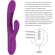 Intense - Apolo Rechargeable Multifunction Vibrator 7 Vibrations With Swinging Motion Purple