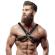 Fetish Submissive Attitude - Bulldog Crossed Chest Harness Adjustable Eco Leather Men