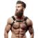 Fetish Submissive Attitude - Chest Harness With Studs Adjustable Eco Leather Men