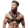 Fetish Submissive Attitude - Crossed Chest Harness With Rivets Eco Leather Men