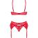 Obsessive - Ingridia Three Pieces Red