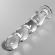 Nebula Series By Ibiza - Model 10 Dildo Borosilicate Glass 16.5 X 3.5 CM Clear