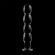 Nebula Series By Ibiza - Model 10 Dildo Borosilicate Glass 16.5 X 3.5 CM Clear