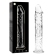 Nebula Series By Ibiza - Model 12 Dildo Borosilicate Glass 17 X 3.5 CM Clear