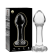 Nebula Series By Ibiza - Model 2 Anal Plug Borosilicate Glass 11 X 3.5 CM Clear