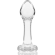 Nebula Series By Ibiza - Model 2 Anal Plug Borosilicate Glass 11 X 3.5 CM Clear