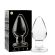 Nebula Series By Ibiza - Model 3 Anal Plug Borosilicate Glass 11 X 5 CM Transparent