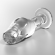 Nebula Series By Ibiza - Model 6 Anal Plug Borosilicate Glass 12.5 X 4 CM Clear