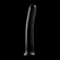 Nebula Series By Ibiza - Model 8 Dildo Borosilicate Glass 14.5 X 2 CM Clear