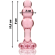 Nebula Series By Ibiza - Model 1 Anal Plug Borosilicate Glass 10.7 X 3 CM Pink