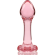 Nebula Series By Ibiza - Model 2 Anal Plug Borosilicate Glass 11 X 3.5 CM Pink