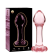 Nebula Series By Ibiza - Model 2 Anal Plug Borosilicate Glass 11 X 3.5 CM Pink