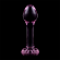 Nebula Series By Ibiza - Model 2 Anal Plug Borosilicate Glass 11 X 3.5 CM Pink