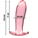 Nebula Series By Ibiza - Model 5 Anal Plug Borosilicate Glass 12.5 X 3.5 CM Pink