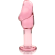 Nebula Series By Ibiza - Model 6 Anal Plug Borosilicate Glass 12.5 X 4 CM Pink