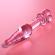 Nebula Series By Ibiza - Model 7 Anal Plug Borosilicate Glass 13.5 X 3 CM Pink