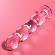 Nebula Series By Ibiza - Model 10 Dildo Borosilicate Glass 16.5 X 3.5 CM Pink