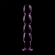 Nebula Series By Ibiza - Model 10 Dildo Borosilicate Glass 16.5 X 3.5 CM Pink