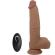 Pretty Love - Dildo Jonathan Silicone 3 Vibration + 3 Thrusting Functions Remote Control 21 CM