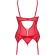 Obsessive - Ingridia Corset & Thong Red M/L